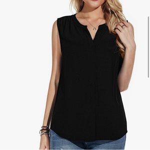 H&M Black Sleeveless Blouse